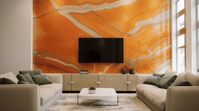 Панно из оникса Orange (Оранж)